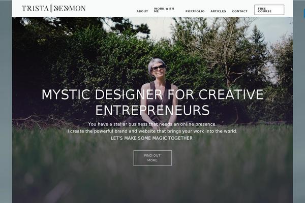 Genesis theme site design template sample