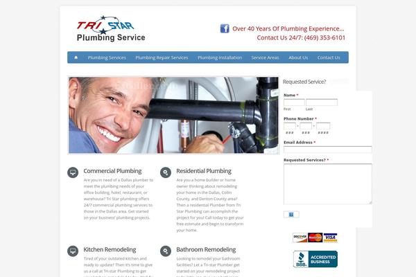 tristar-plumbing.com site used Aqua
