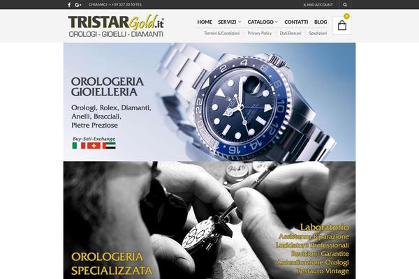 The Retailer theme site design template sample