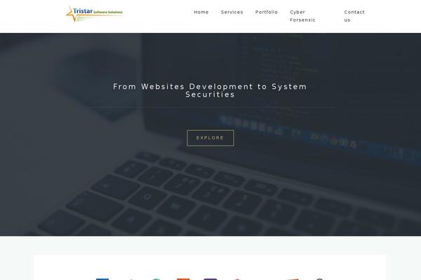 Astrid theme site design template sample