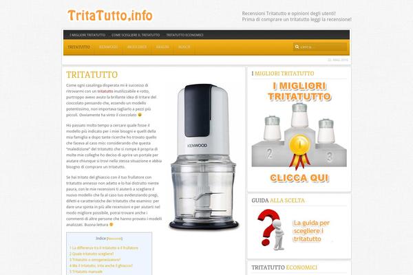 Revista theme site design template sample