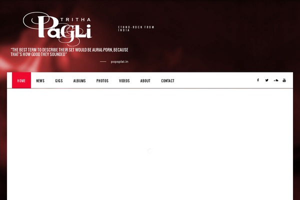 IronBand theme site design template sample