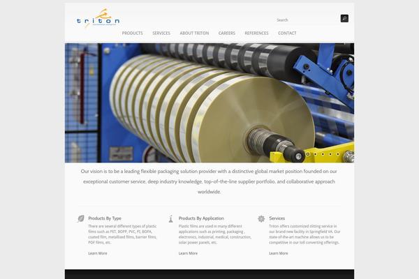Catalyst theme site design template sample