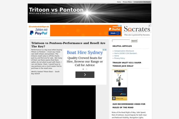Socrates theme site design template sample
