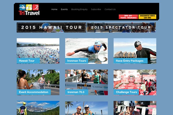 tritravel.com.au site used Shutter