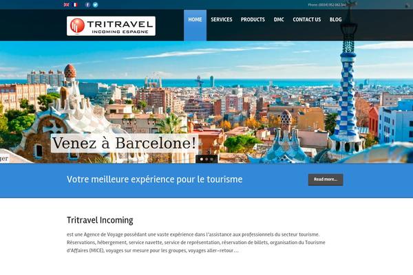 Tour Package theme site design template sample