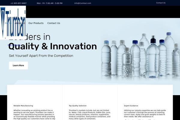 Nex theme site design template sample