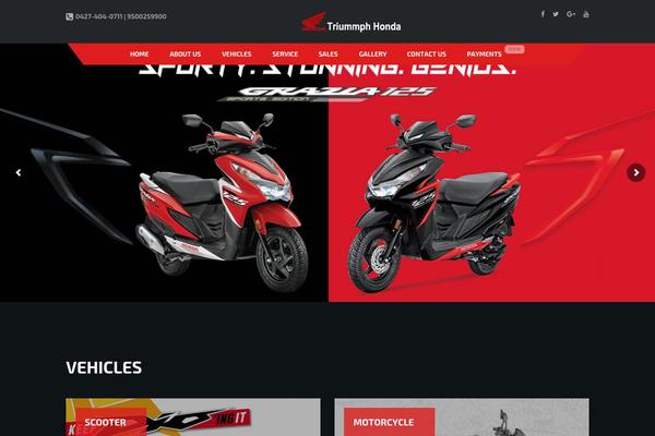 Motors theme site design template sample