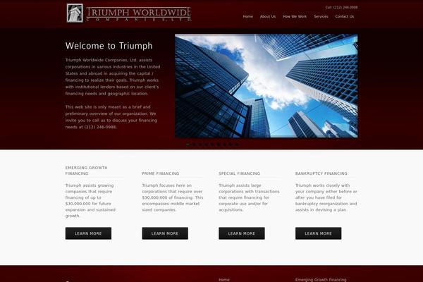 inFocus theme site design template sample