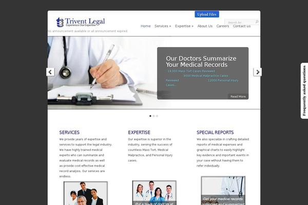 Site using Custom Sidebars plugin