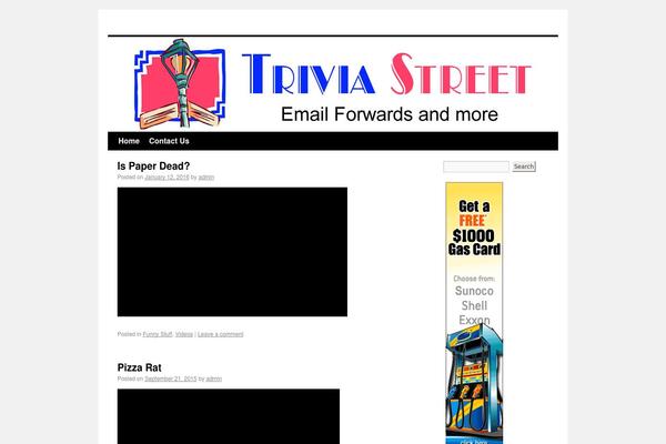 Site using Featured Video Plus plugin