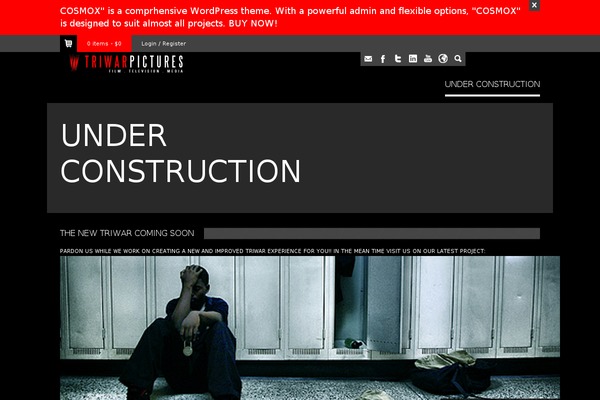 Cosmox theme site design template sample
