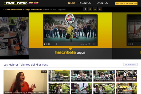 Site using Event post plugin