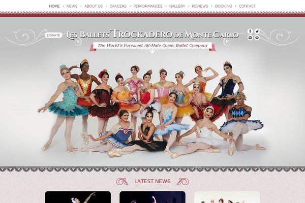 trockadero.org site used Balletstrockadero