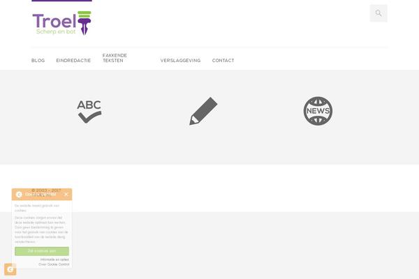 Site using Cookie Control plugin