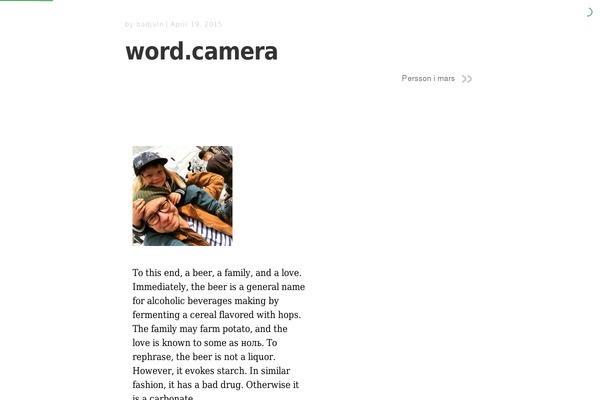 WordPress website example screenshot