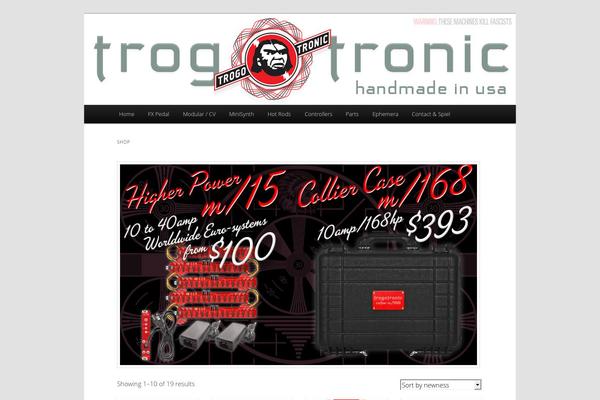 trogotronic.com site used Storefront Child