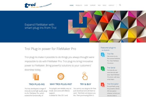 Site using Salient-social plugin