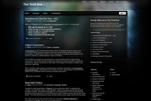 Pixeled theme site design template sample