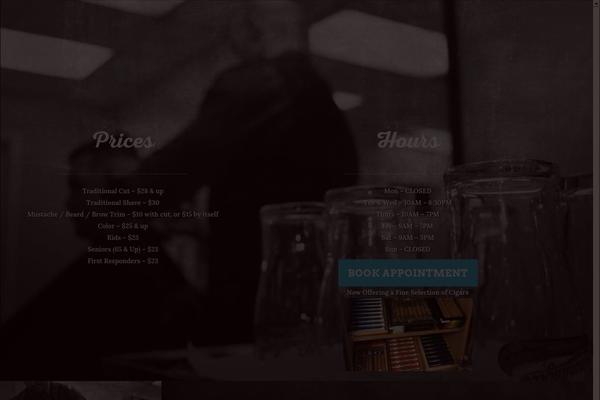 Aku theme site design template sample
