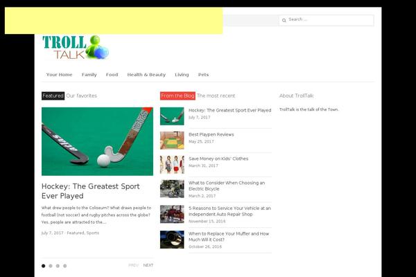 Bam theme site design template sample