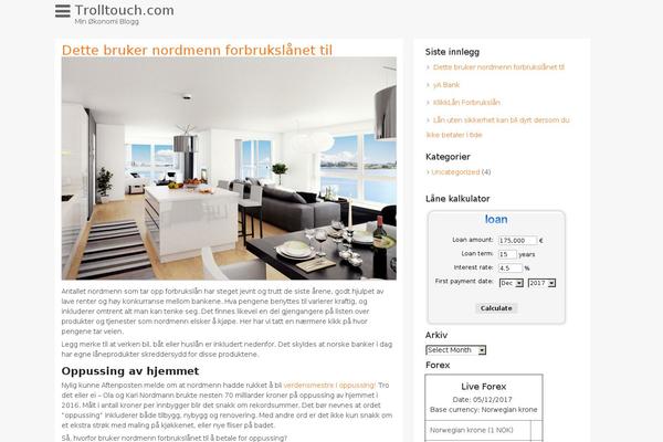 Site using Mortgage-loan-calculator plugin