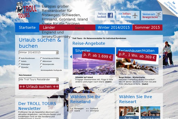 trolltours.de site used Travelshop