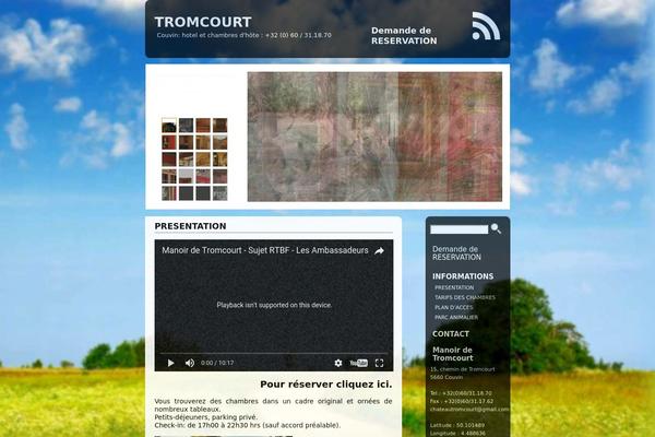Aeros theme site design template sample