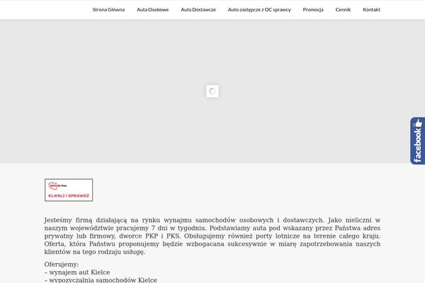 Site using Soslider-social-slider plugin