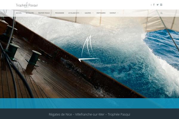 Marine theme site design template sample
