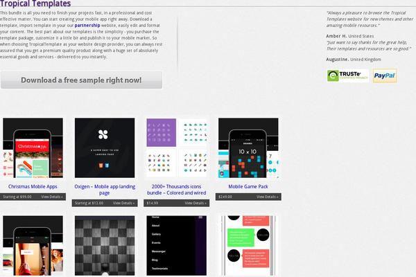 Restored theme site design template sample