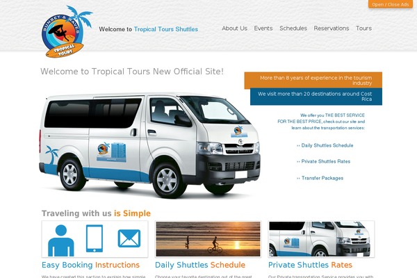 Simplicity theme site design template sample