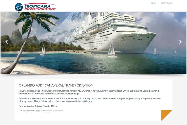 Travelo theme site design template sample