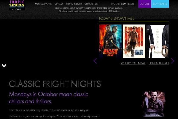 cinema_tropic theme websites examples