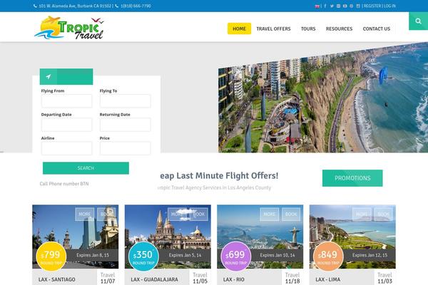 Love Travel theme site design template sample