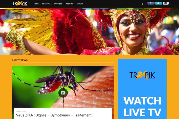 tropiknetwork.net site used Multidesign