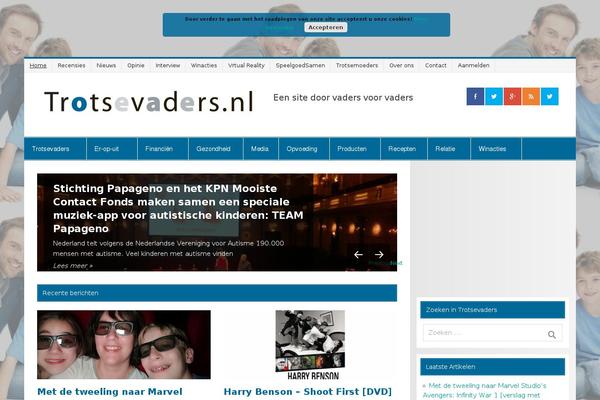 Site using Twiget Twitter Widget plugin