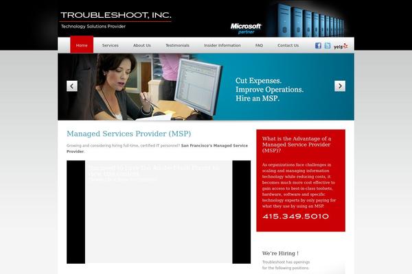 QuickHost theme site design template sample
