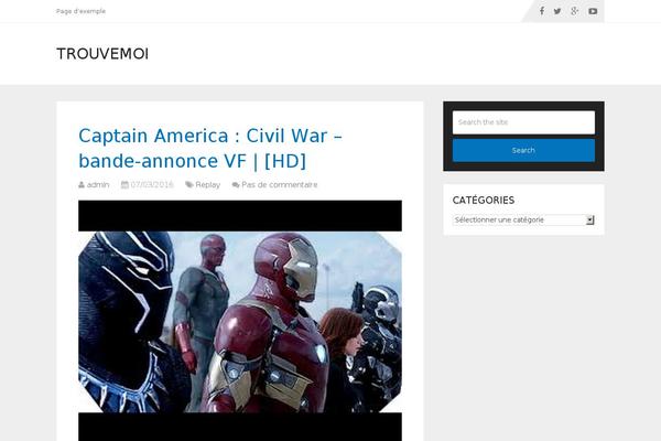 MH Magazine lite theme site design template sample