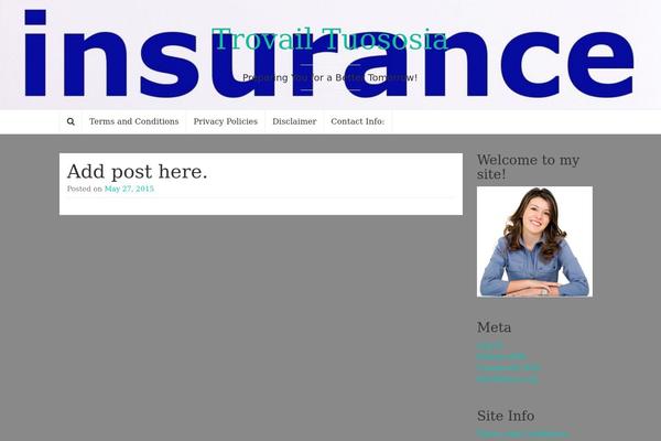 Coeur theme site design template sample
