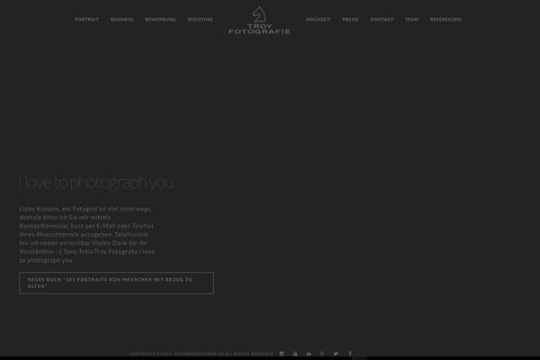 Kinetika theme site design template sample