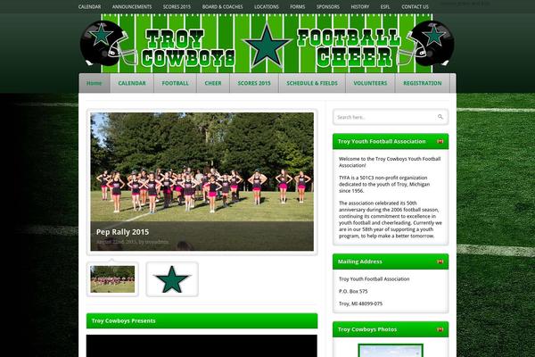 Broadway theme site design template sample
