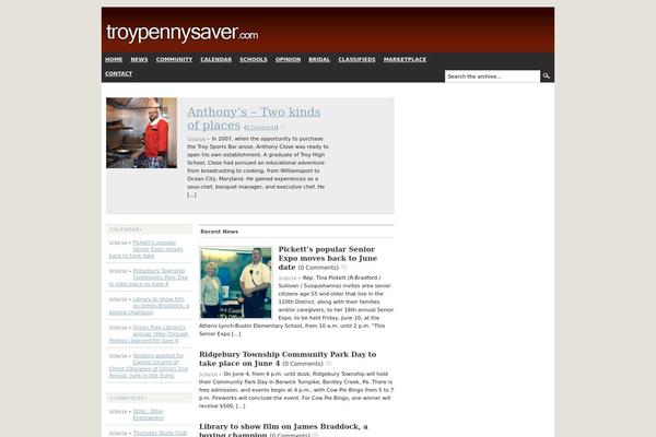 Mimbo theme site design template sample