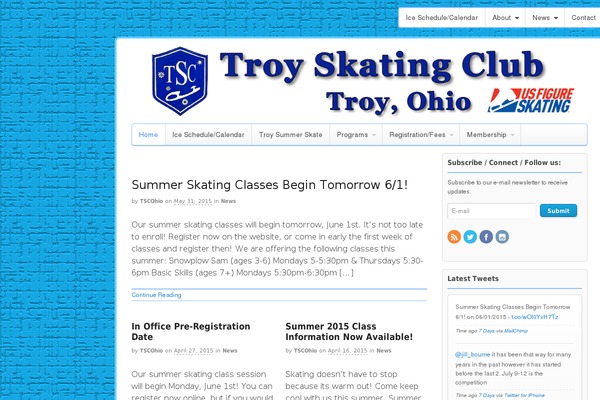 Site using Event Registration plugin