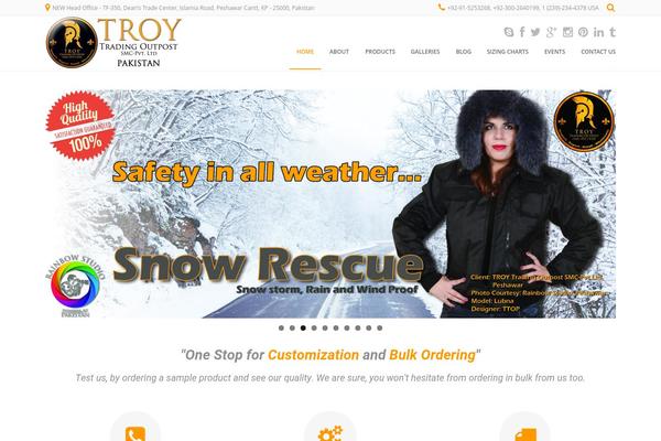 Site using Gabfire Widget Pack plugin