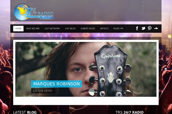 Soundwave theme site design template sample