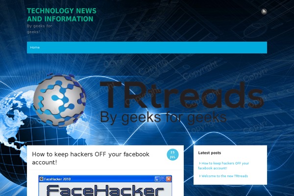 The Box theme site design template sample