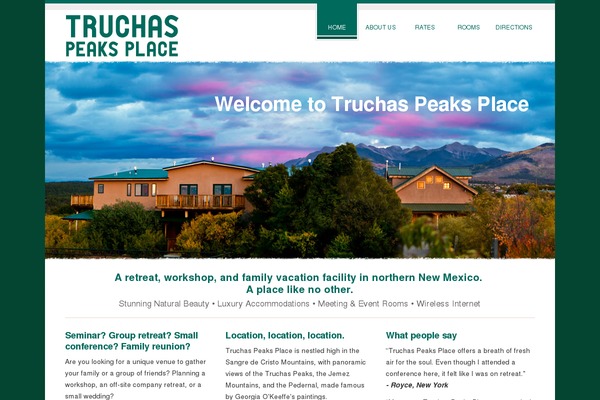 Grande theme site design template sample