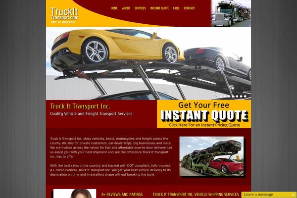 Current theme site design template sample
