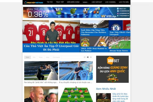 Truemag theme site design template sample